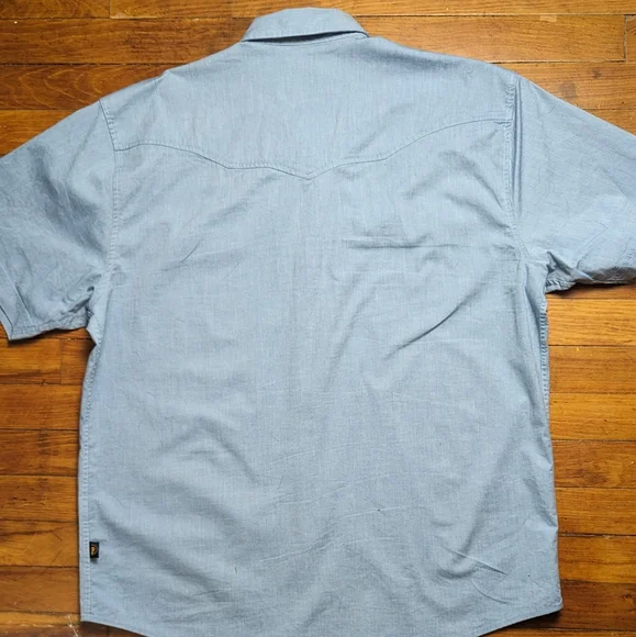 Howler Brothers Blue Casual Button Down Shirt - Picture 3 of 4